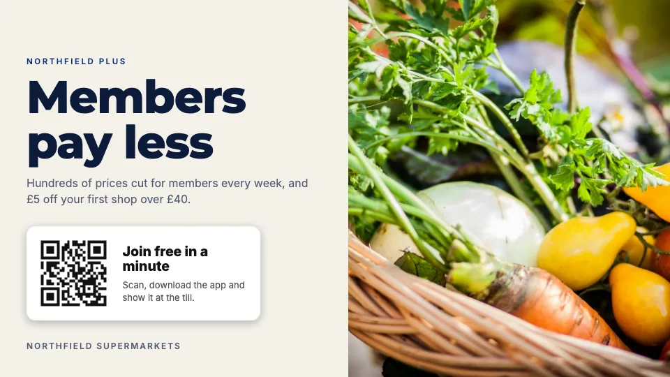 A ScreenRoll template: Members pay less