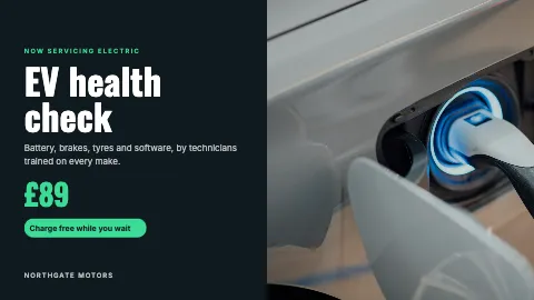 A ScreenRoll template: Electric car service