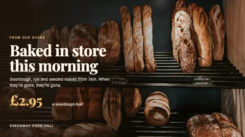 A ScreenRoll template: Baked in store